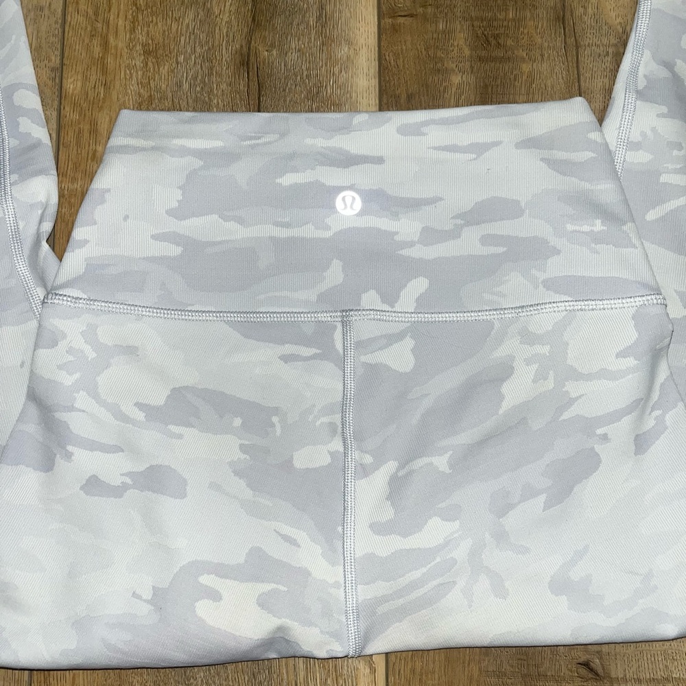 lululemon athletica Gray Camo Leggings